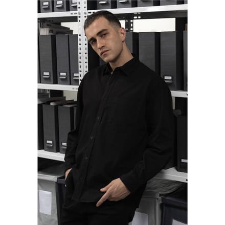Regular Fit Denim Shirt met Pocket