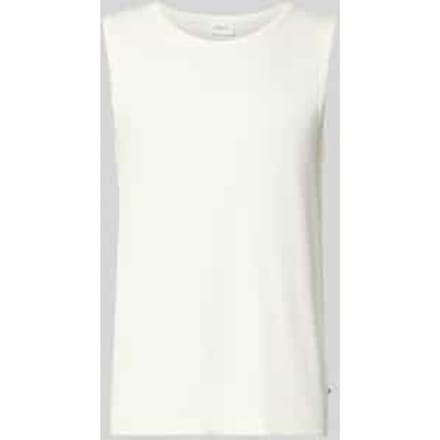 slim fit tank top van katoenmix