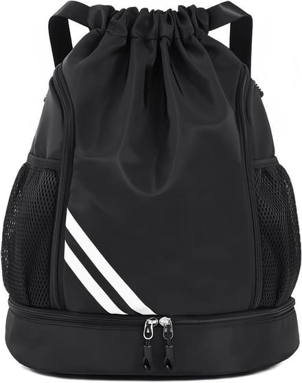 Sporttas - Gymtas - Sport en Reizen - Grote Capaciteit - 43 cm - Zwart