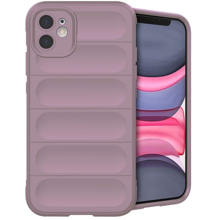 imoshion Hoesje - Geschikt voor Apple iPhone 11 - EasyGrip Backcover - Paars