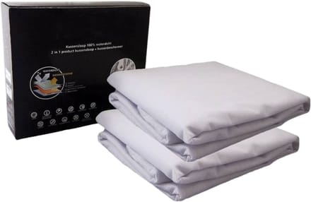 Jeannette Vite Tencel Kussensloop 2 stuks - Ritssluiting - Silk Heaven - 65cm lang x 50cm breed