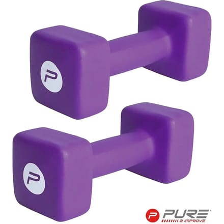 Pure2Improve - Dumbbell - Neopreen - 1 stuk - 10kg