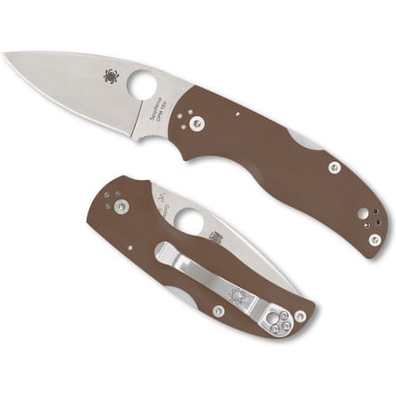 Spyderco Native 5 Brown G10 CPM 15V Sprint Run