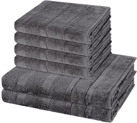 Cawö Sonstiges 4 X handdoek 2 X douchehanddoek - in set 6 pack Noblesse