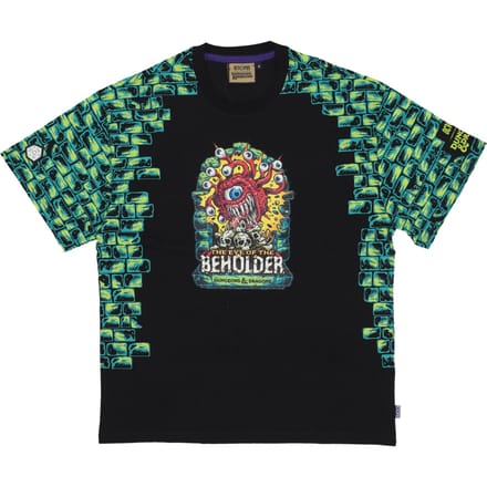 Beholder Tee X Dungeons & Dragons zwart heren-T-shirt