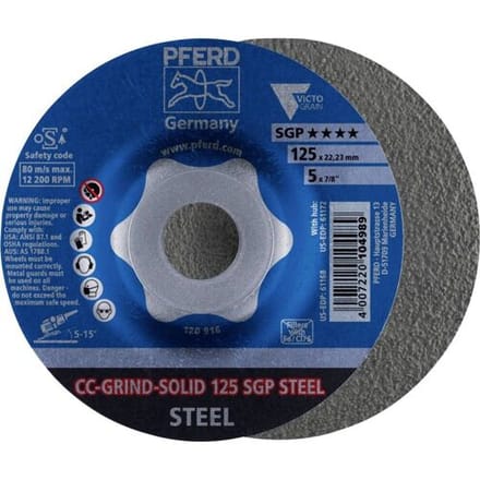 PFERD TOOLS 64187126 Schuurschijf Diameter 125 mm Korrelgrootte (num): 60 10 stuk(s)