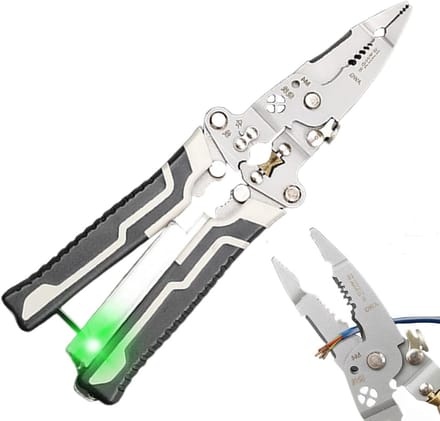 Draadstripper Kniptang - Kabel Stripper - Elektrisch Onderhoud - Multifunctioneel Ontwerp - 215 cm - Zwart