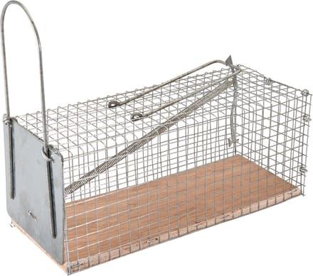Fixman Humane muizenval - Sterke maas en draad - Herbruikbaar - 25 x 9 x 9 cm