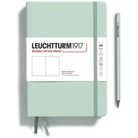 Leuchtturm1917 A5 Medium Natural Colours Notitieboek blanco Mint Green - Notebook - 4004117625961
