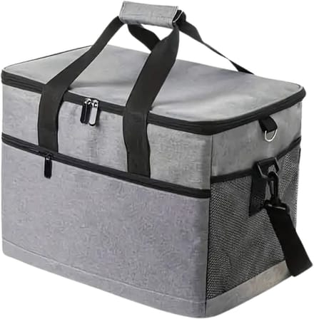Nivard Koeltas - Koelbox - Koelelementen - Coolbox - Auto - Lunchtas - Strand - Grijs