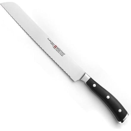 Wusthof - Classic Ikon Broodmes met precisie dubbele kartel 23 cm