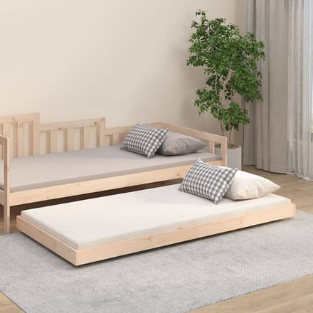 vidaXL - Bedframe - zonder - matras - massief - grenenhout - 90x190 - cm