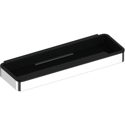 Keuco Plan - Badkamer plank, lengte 29 cm, chroom/zwart 14958010037