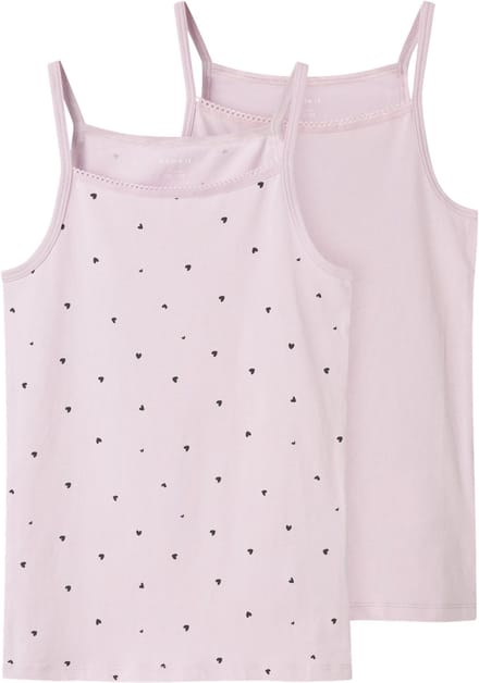 NAME IT - NKFSTRAP TOP 2P WINSOME HEARTS NOOS - Meisjes - Pyjamas