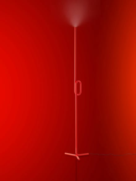 Foscarini Tobia Vloerlamp - oranje - Led dimbaar