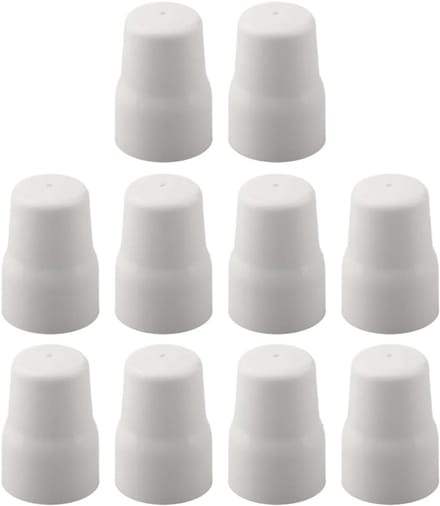 Radiatorklep Afdekkingen - Ventiel Spindels Beschermers - Veiligheid Verhoging - Universele Pasvorm - 4 of 10 stuks - Wit