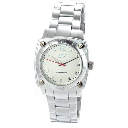 Horloge CHRONOTECH CC7079M-06M. Kwarts, Kleur zilver. Man. gray