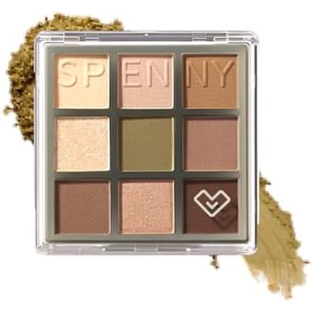 SPENNY - 9 Color Eyeshadow Palette - Cold Brown #061 Cold Brown