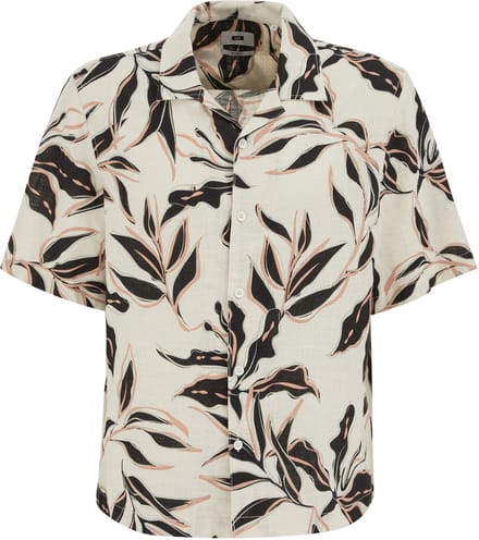 WE Fashion Heren relaxed fit overhemd met print