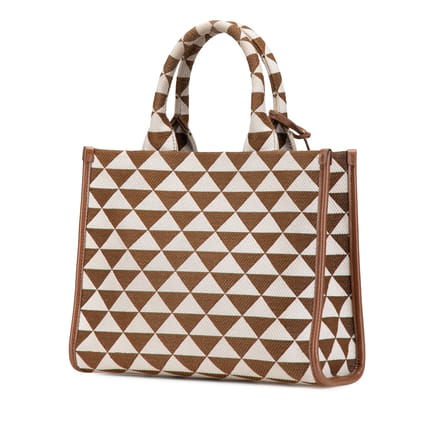 Driehoek Jacquard Tas
