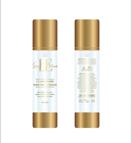 LE Haircare Control Cream- 100ml - Krullencreme - Anti-Pluis - Vegan