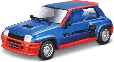 Bburago Renault 5 TURBO 1982 1:24 blauw/rood