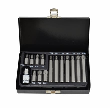 AWTools - TORX Bit Set - 15 Delig - Staal S2