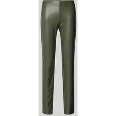 Skinny fit broek in leerlook