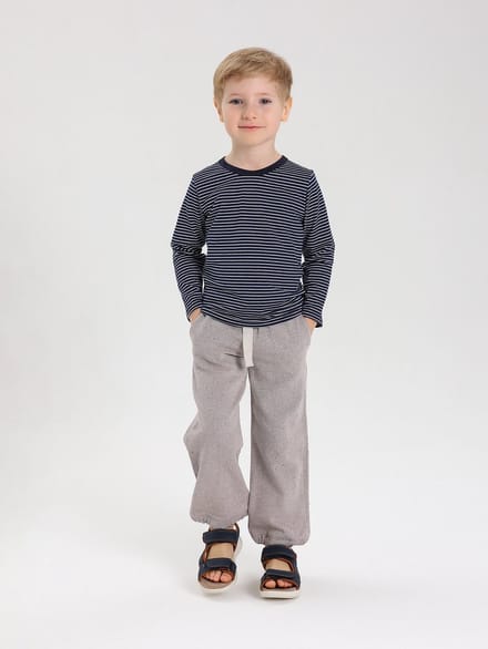 RobyKris Jongens Broek - Katoen - Lichtbruin - Maat 98-104
