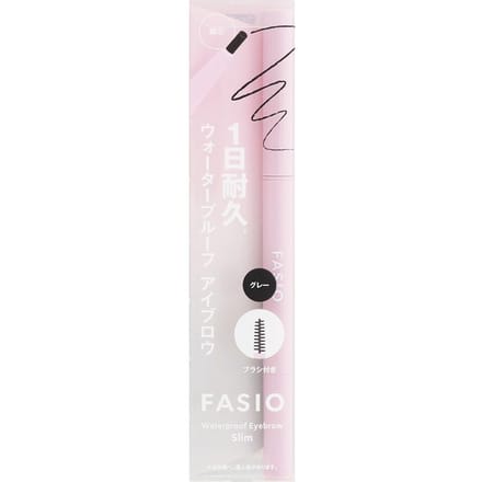 Kose - Fasio Waterproof Fine Core Eyebrow Pencil 01 Gray