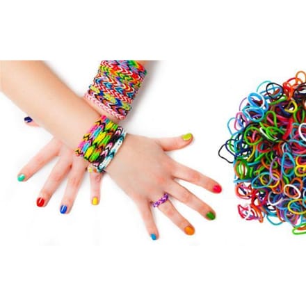 EE62 Lot de 300 LOOM BANDS parfumés