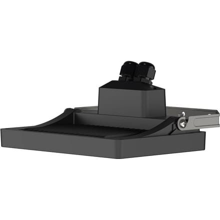 Theben LED-buitenwandspot theLeda B30 dual, zwart, IP65