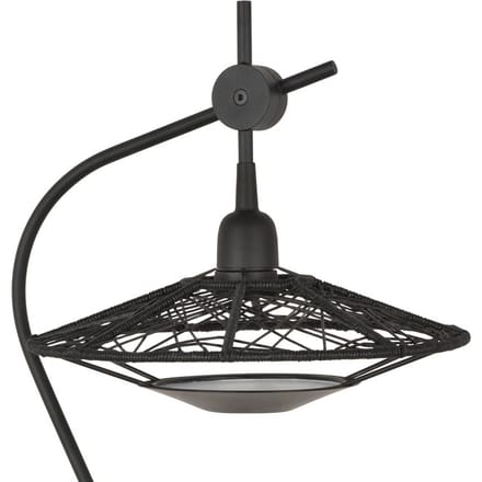 Forestier tafellamp Carpa, zwart