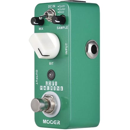 MOOER LOFI MACHINE Sample Reducer Gitaar Effectpedaal 3 Modi True Bypass Volledig Metalen Behuizing white