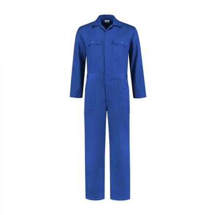 Overall polyester/katoen korenblauw maat 55