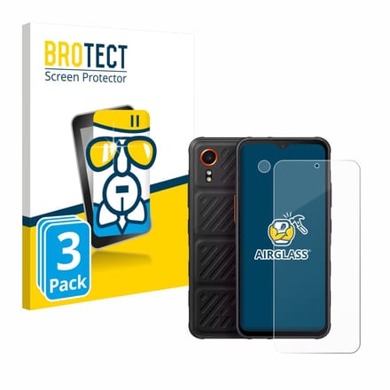 Screenprotector 3 Stuks voor Samsung Galaxy XCover 7 Enterprise Edition (Voor+Camera) Beschermglas transparant