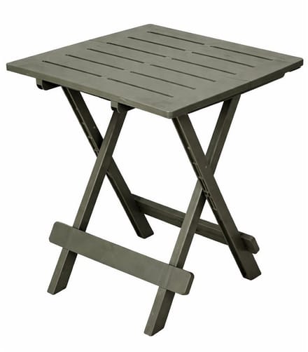 Pro GardenCampingtafel 50x43x43 Saliegroen/Kunststof