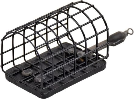 Garbolino Flat Oval Feeder - Metal Feeder - Open Ends - Maat : Medium 30g