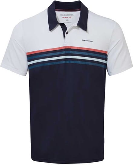 Craghoppers Nosilife Pro Korte Mouw Poloshirt Blauw M Man