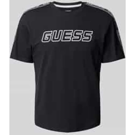 T-shirt met labeldetail