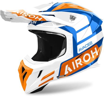 Airoh Aviator Ace 2 Sake Oranje Offroad Helm - Maat XL - Helm