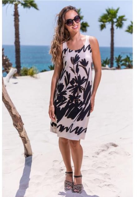 Barandi Tulipa Strandjurk 1-Tulipa Multicolor - maat M