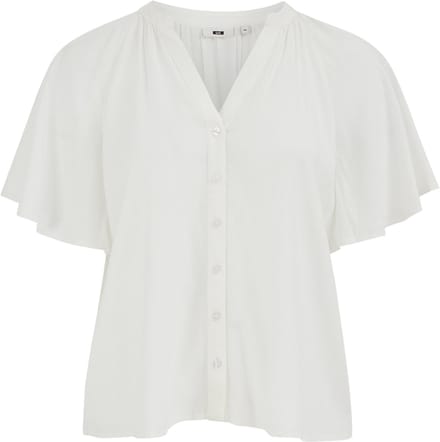 WE Fashion Dames blouse met jacquard-print - Curve