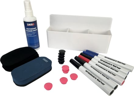 DESQ® Accessoires set voor Whiteboards - Professional - Magnetische Accessoirehouder - XXL