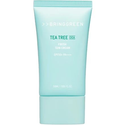 [BRING GREEN] Tea Tree Cica Fresh Zonnebrandcrème SPF 50+ PA++++ 50ml white