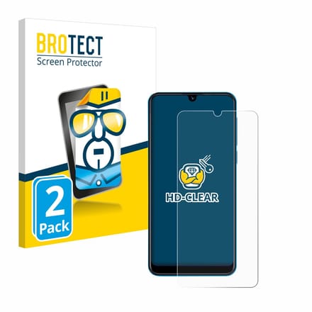 BROTECT - Screenprotector voor Beafon M6 - Folie Beschermfolie transparant 2 Stuks