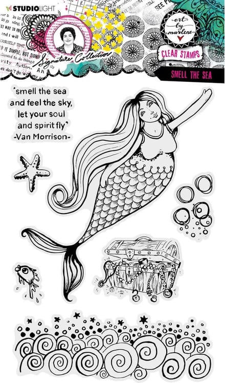 Studio Light Signature Collection Clear Stamps Smell The Sea
