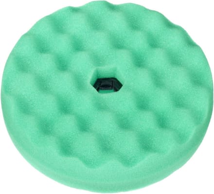 3M Perfect-It III Quick Connect Dubbelzijdige Gewafelde Medium Harde Polijstschijf 150mm - Groen - 50962