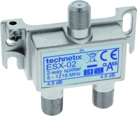 Q-link coax F-splitter | ZIGGO geschikt