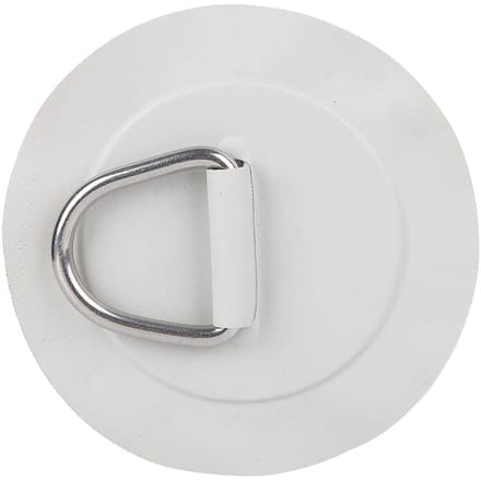 Allecto - D Ring Patch - Opblaasbare Boot Accessoire - 6 inch - D Ring Pad - Roestvrij Staal - Geschikt voor Kajak en Kano